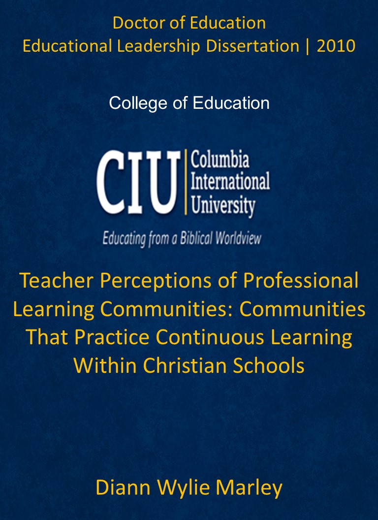 Title details for Teacher Perceptions of Professional Learning Communities: by Diann Wylie Marley - Available